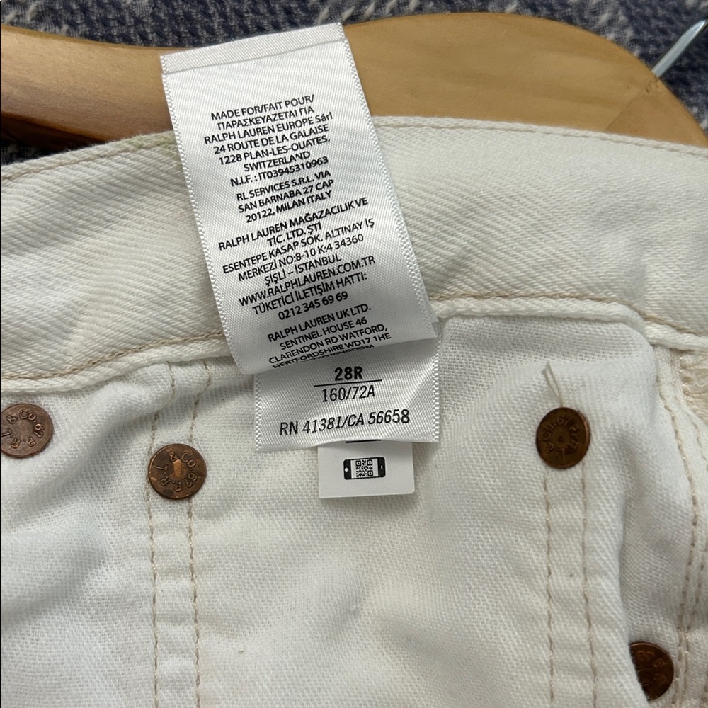 Polo Ralph Lauren The Avery Boyfriend Paint Splatter Jeans - 28 - Picture 10 of 13